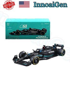 Bburago Mercedes-AMG F1 W14 E Performance George Russell 1:24 Diecast Car NWB